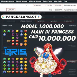 JACKPOT SLOT STARLIGHT PRINCESS 1000