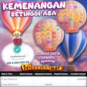 PAYMENT JACKPOT SLOT