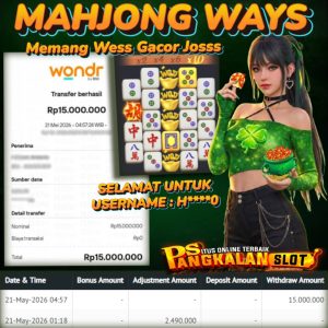 PAYMENT JACKPOT SLOT